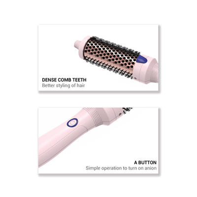 O cabelo Styler uma denominação de gerencio do ar da etapa escova o secador curto e o Straightener