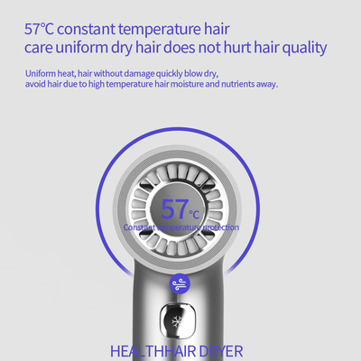 Ajustes negativos Leafless da velocidade do motor 2 de Ion High Speed Hair Dryer BLDC