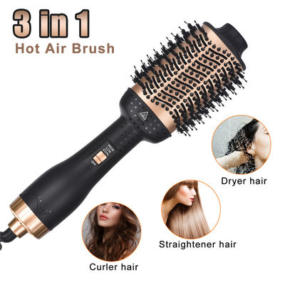 secador de cabelo cerâmico iônico da etapa da escova de cabelo uma do ABS 1000w e Styler Volumizer