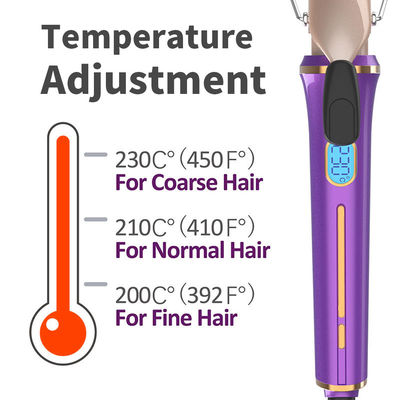 A denominação do cabelo de Rohs 3C 400° F utiliza ferramentas a varinha de ondulação do tambor do revestimento cerâmico 25mm
