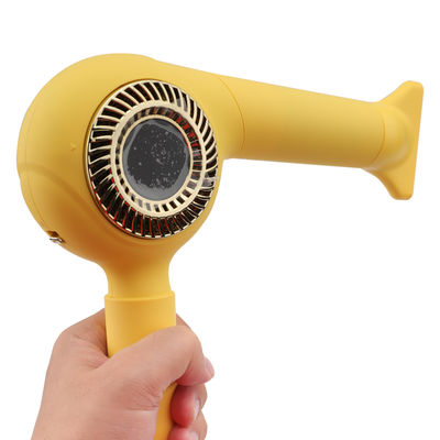 Secador de cabelo amarelo do bocal do difusor de Microfilter do secador de cabelo de 1600W Bldc