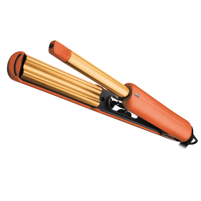 O ferro liso do lápis 1/3 de titânio chapeia o Straightener cerâmico de flutuação 2 do cabelo em 1 encrespador