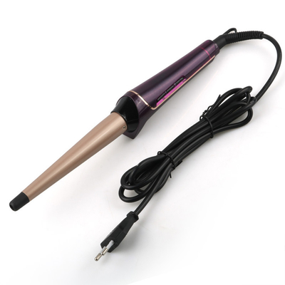Encrespador de cabelo de ondulação Styler do LCD Digital da varinha do cabelo cerâmico da turmalina fácil de usar